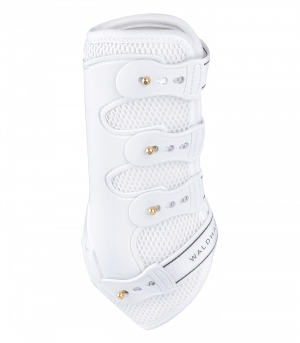 Protectores espinillas Breath blanco