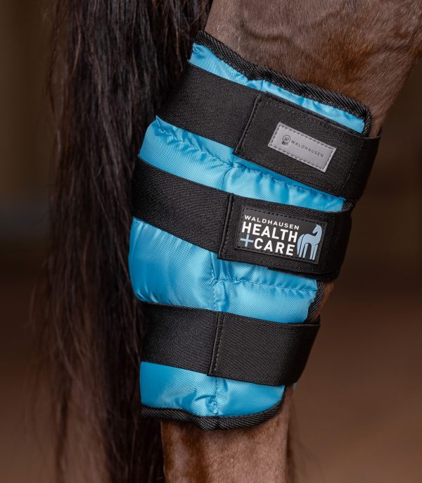 Protector para la articulación del tobillo de gel frío Waldhausen Health + Care, unidad petrol