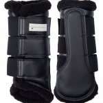 Protectores delanteros de caña para doma clásica Soft negro