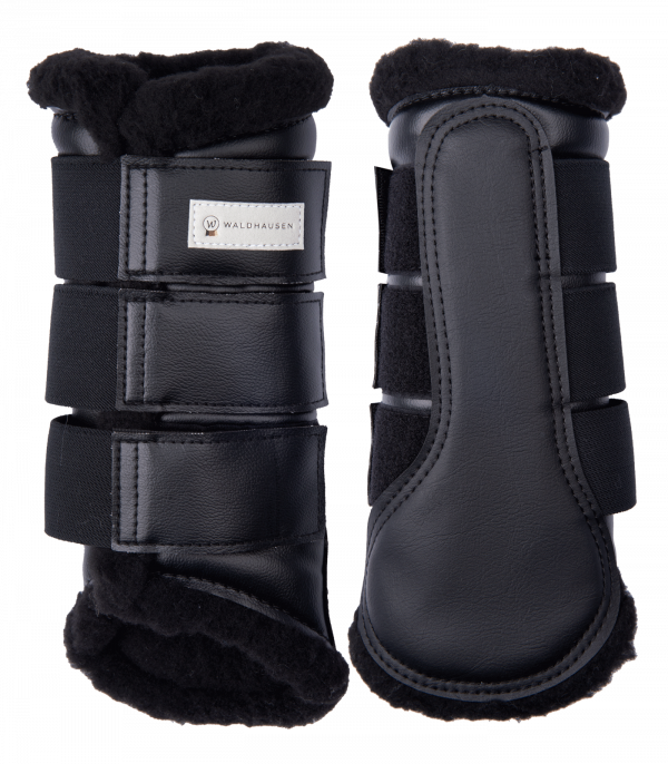 Protectores delanteros de caña para doma clásica Soft negro