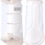 Protectores delanteros de caña para doma clásica Soft blanco