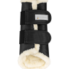 Protectores delanteros de caña para doma clásica Comfort negro/natural - Imagen 4