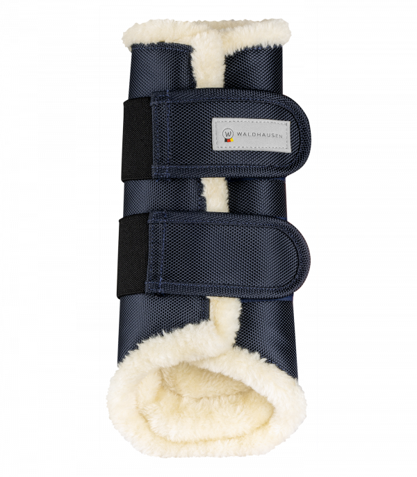 Protectores delanteros de caña para doma clásica Comfort azul noche