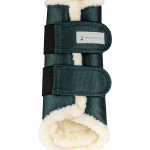 Protectores delanteros de caña para doma clásica Comfort verde abeto