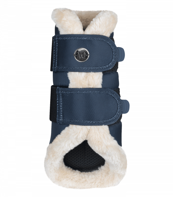 Protectores de doma clásica Comfort Light azul noche/beige