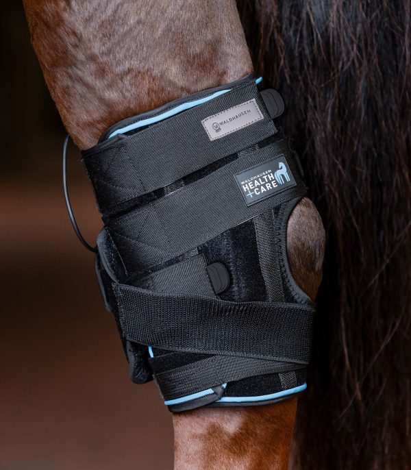 Protector para la articulación del tobillo Waldhausen Health + Care negro