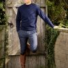 Mens Elite Classic Pleated Breeches Flint - Imagen 3