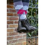 HKM Botines -London- con aplique elástico+cremallera