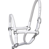 Cabezada para presentar potros STAR, cuero blanco - Imagen 3