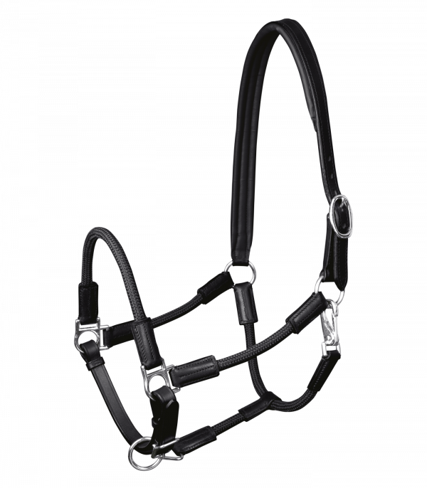 Cabezada Nevada negro/plata