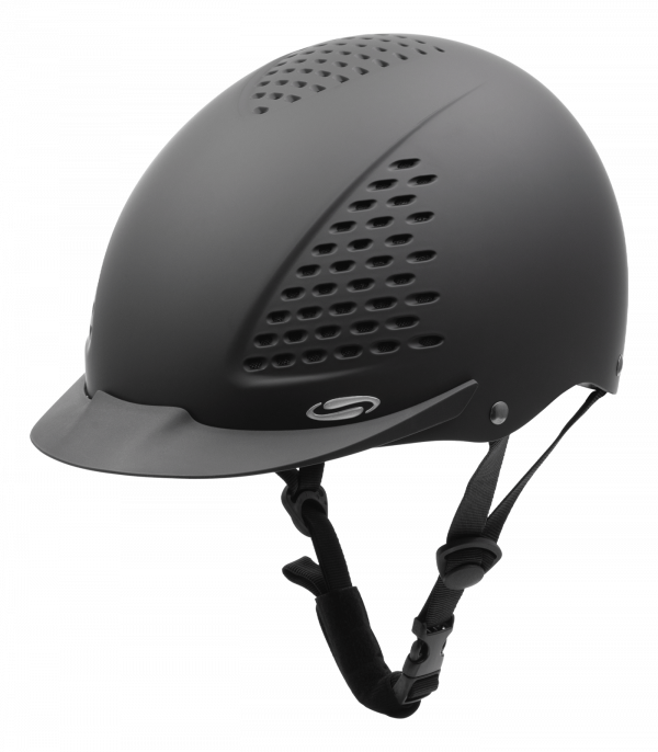 Casco de equitación H23 Classic de SWING negro mate