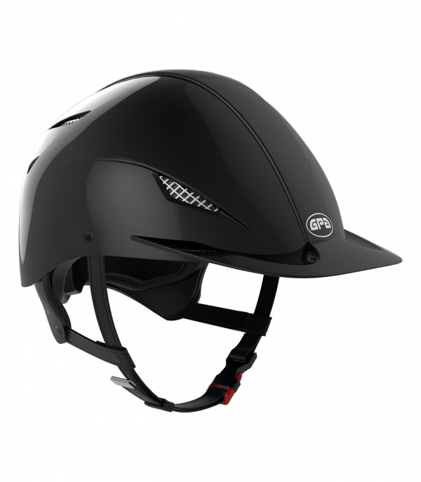 GPA Casco de equitación EASY SPEED AIR HYBRID negro brillante