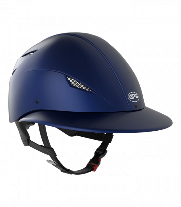 GPA Casco de equitación EASY First Lady HYBRID azul oscuro mate
