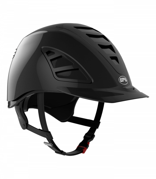 GPA Casco de equitación 4S SPEED AIR HYBRID negro brillante