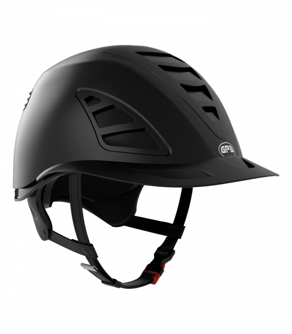 GPA Casco de equitación 4S First Lady HYBRIDE negro mate