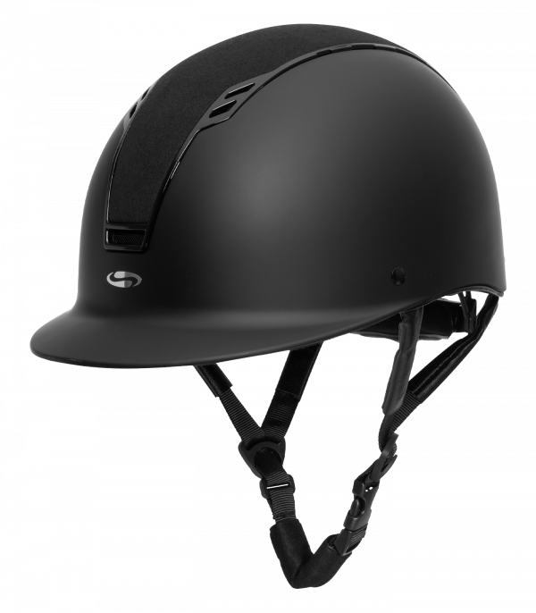 SWING Casco H22 negro mate/terciopelo