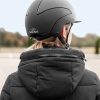 Casco de equitación H24 cromo de SWING negro mate - Imagen 11