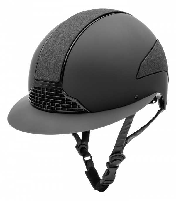 Casco de equitación H24 Lady shine de SWING negro shine, mate