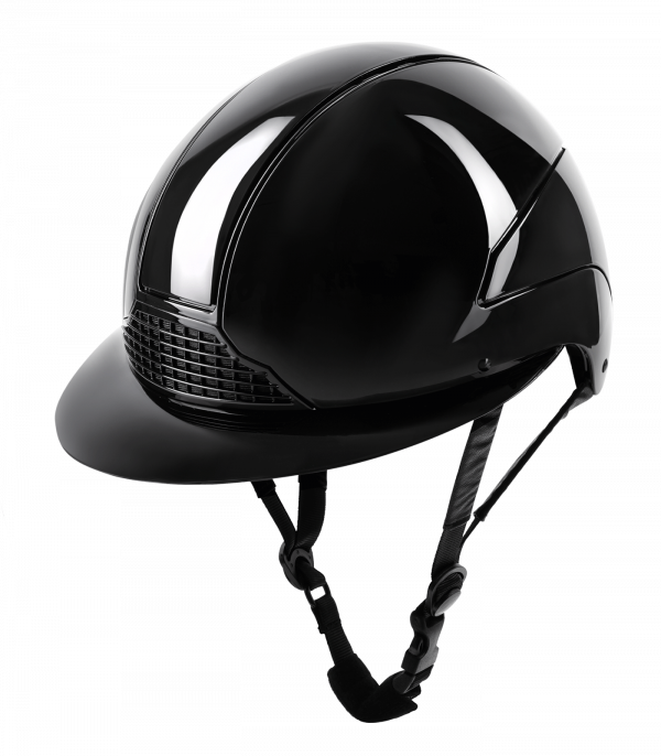 Casco de equitación H24 Lady glossy de SWING negro brillo