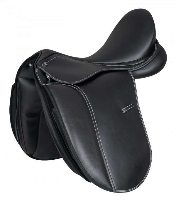 Silla de montar de doma clásica Economic negro