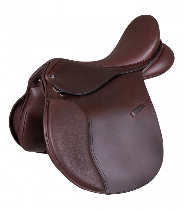 Silla de montar para concurso completo Comfort, piel marrón