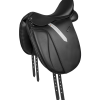 Silla de montar de doma clásica Premium, piel negro - Imagen 6