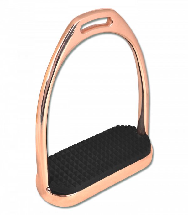 Estribo Fillis, oro rosado Tamaño: 12 cm