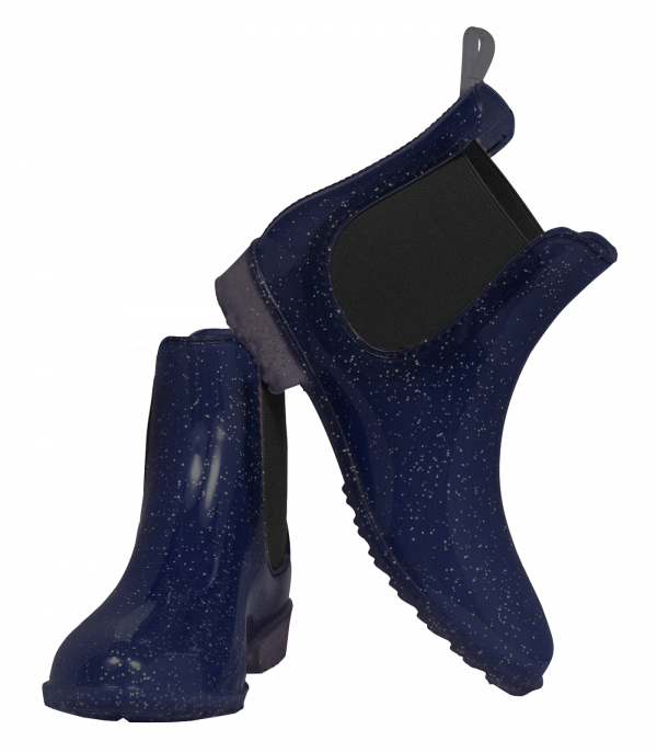 Botines Jodhpur Sparkle azul noche