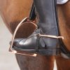 Juego de espuelas oro rosado, par mujer Tamaño: 20 mm - Imagen 3