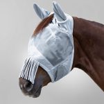 PREMIUM Mosquero con protección para orejas y mosquera gris plata