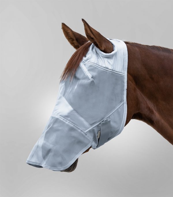 PREMIUM Mosquero sin protección para orejas y con protección para nariz gris plata