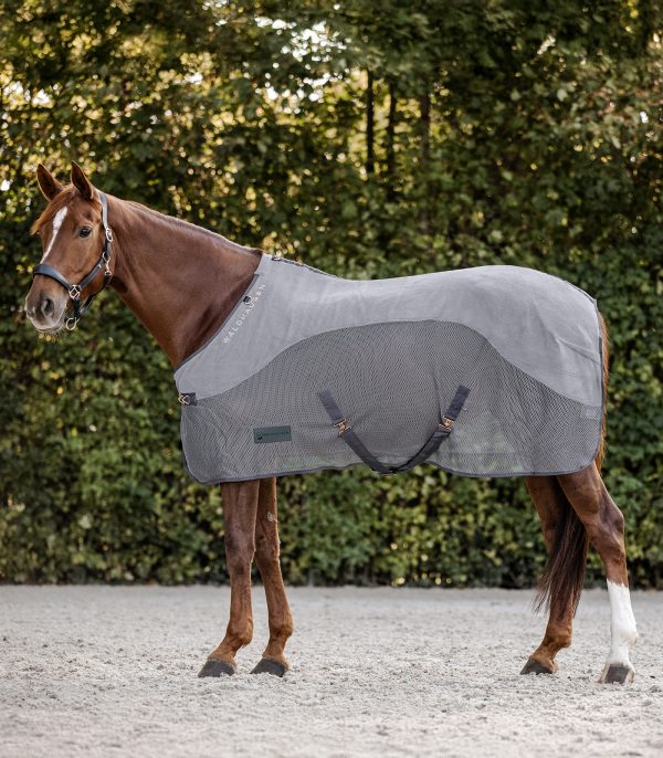 COMFORT Manta polar con mosquero gris