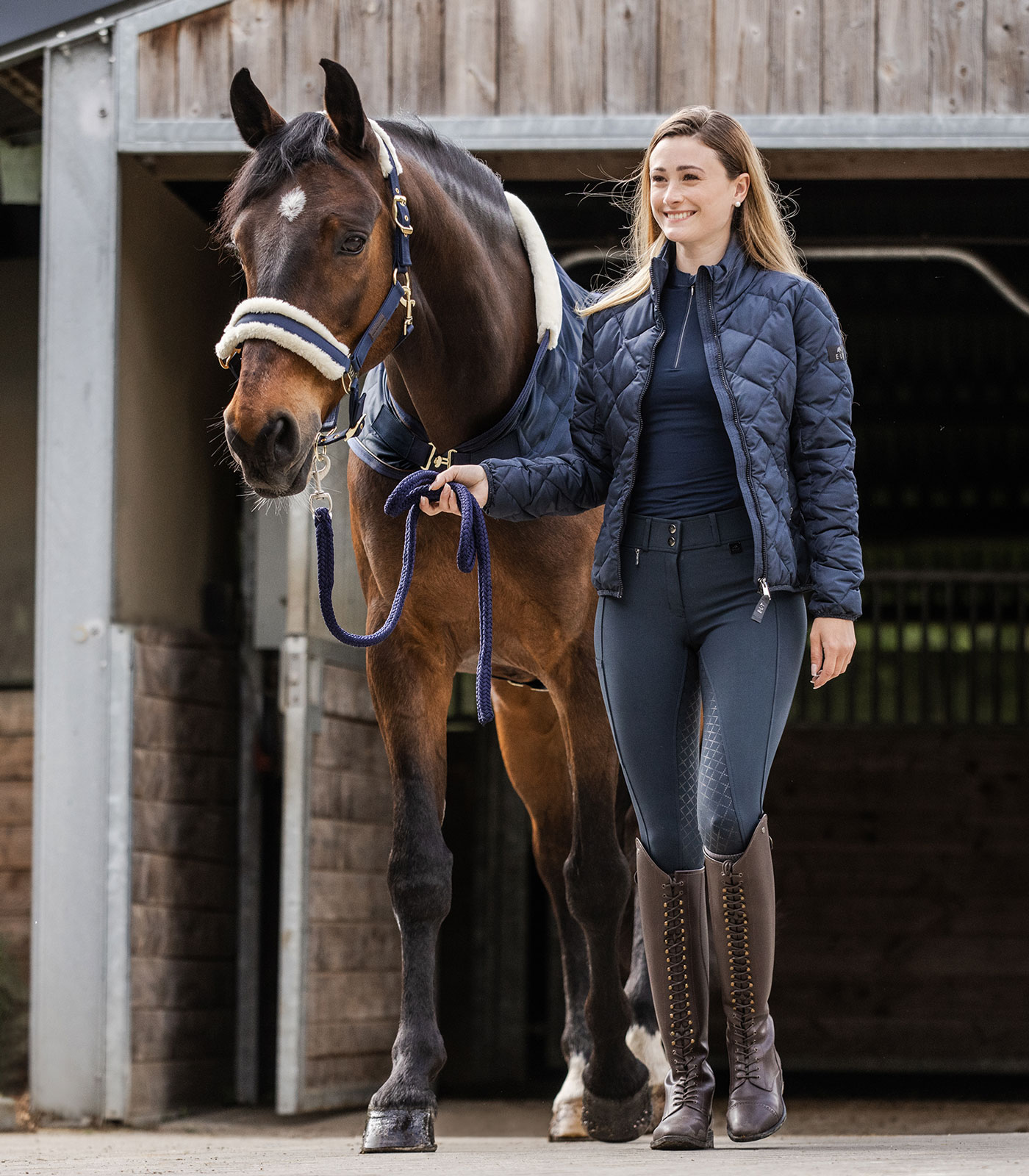 Manta de carrusel EXCLUSIVE, 50 g azul noche - Imagen 2