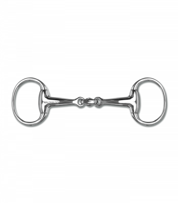 Bocado con oliva y doble articulación 16 mm