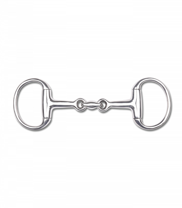 Bocado con oliva para poni, articulación doble Tamaño: 10,5 cm