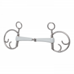 Bocado combinado de Kimblewick beris, articulación simple medium