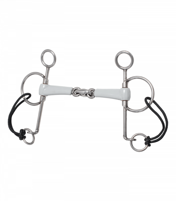 Bocado Pelham beris, articulación doble, largo medium
