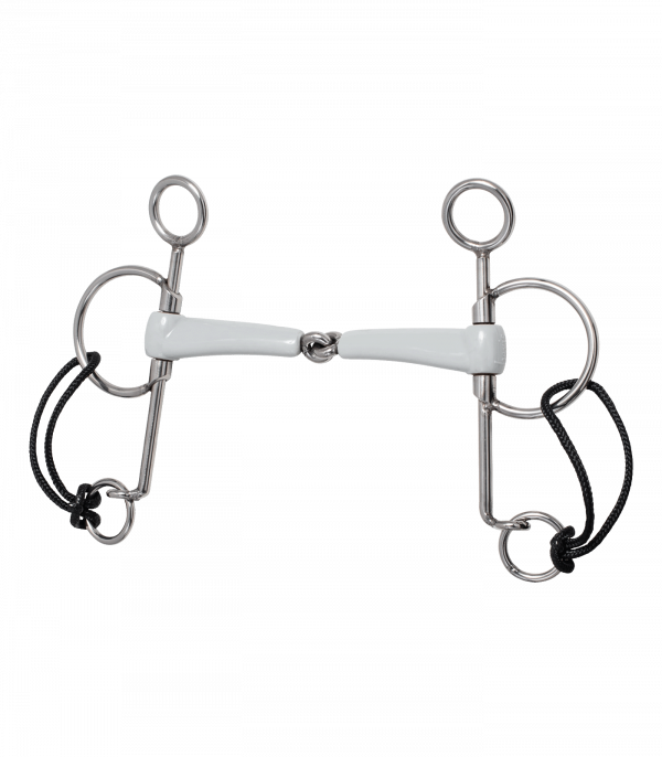 Bocado Pelhalm beris, articulación simple, largo medium
