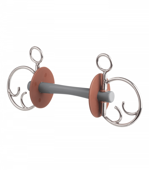 Bocado combinado de Kimblewick beris con cañón Confort blando