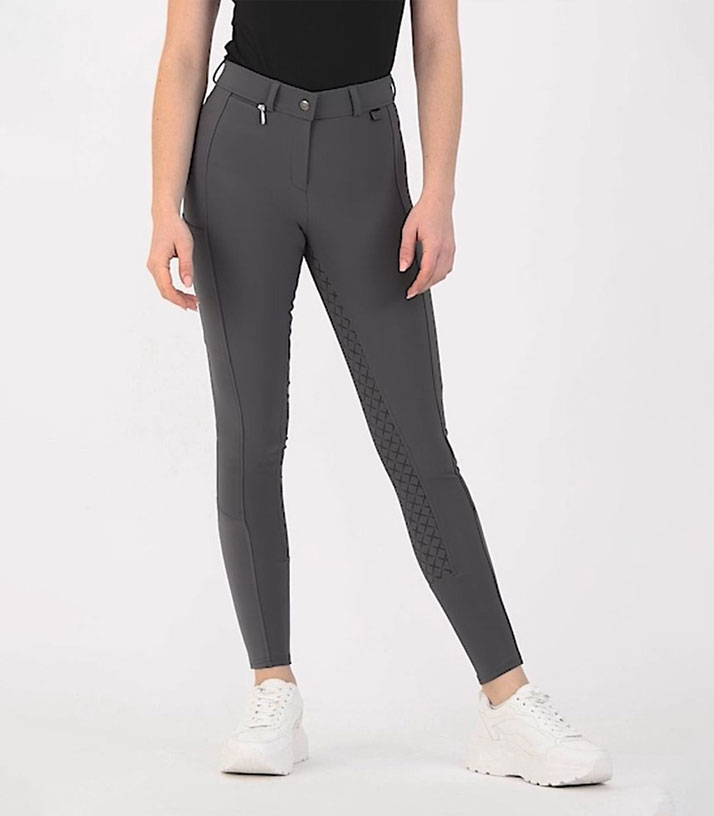 Pantalones de equitación Micro Sport Silikon blanco - Imagen 3