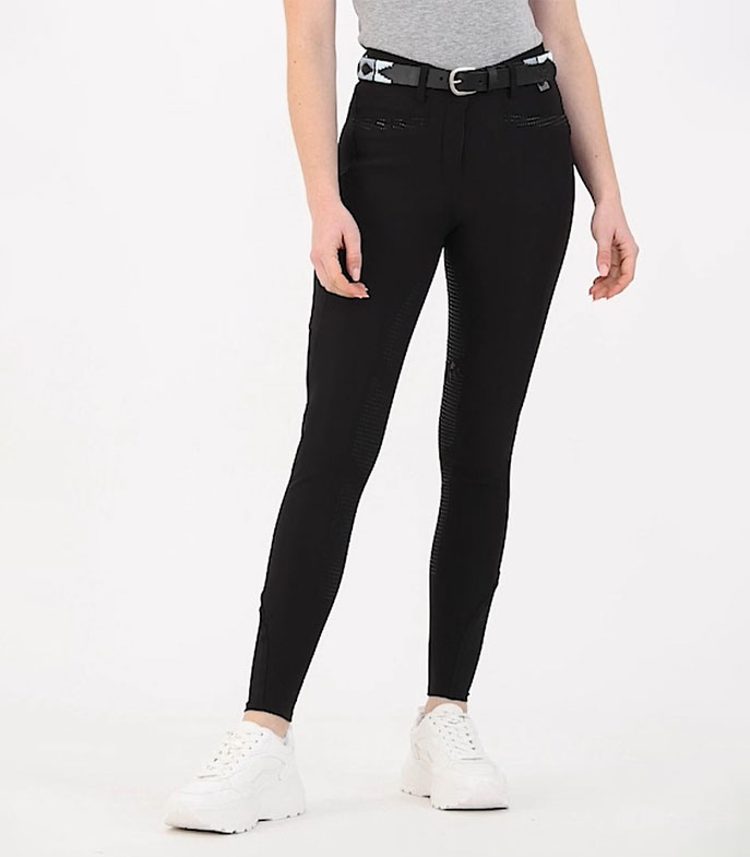 Pantalones de equitación Oktavia Silikon capuchino - Imagen 2