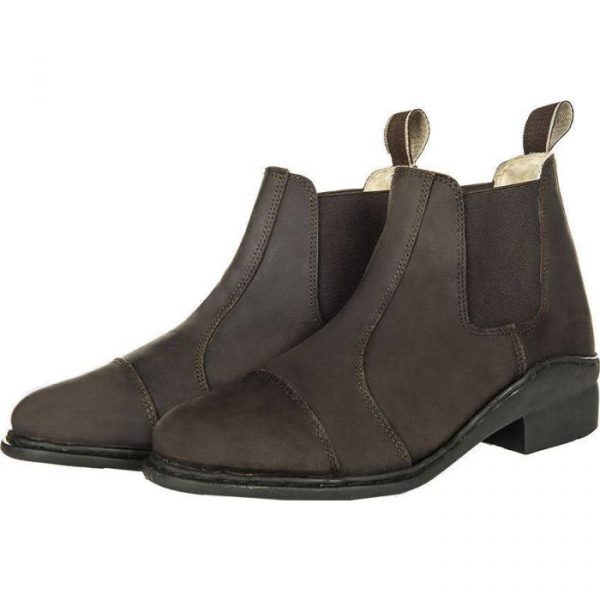 HKM Botines Jodhpur con elástico -Wax faux fur lining-