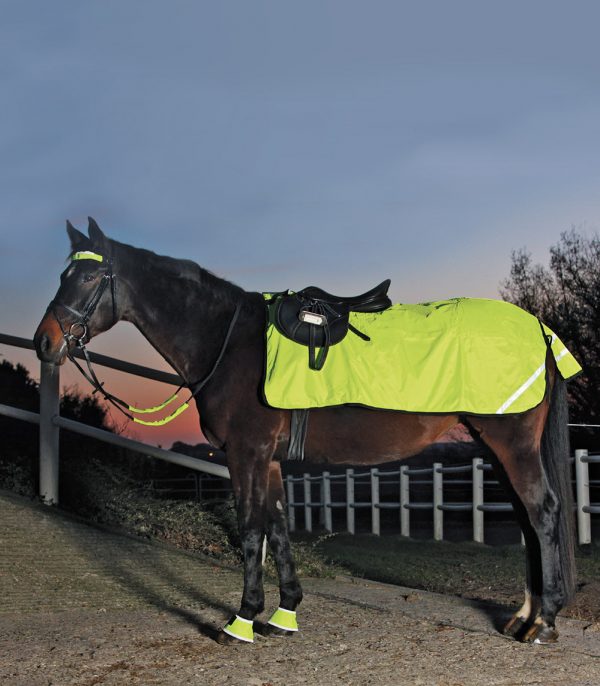 Manta riñonera REFLEX, polar amarillo flúor