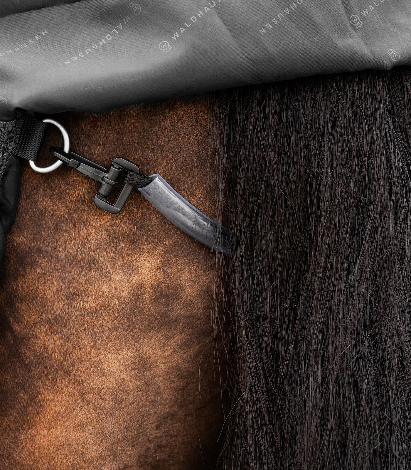 Manta para exterior SCANDIC, 300 g negro - Imagen 7