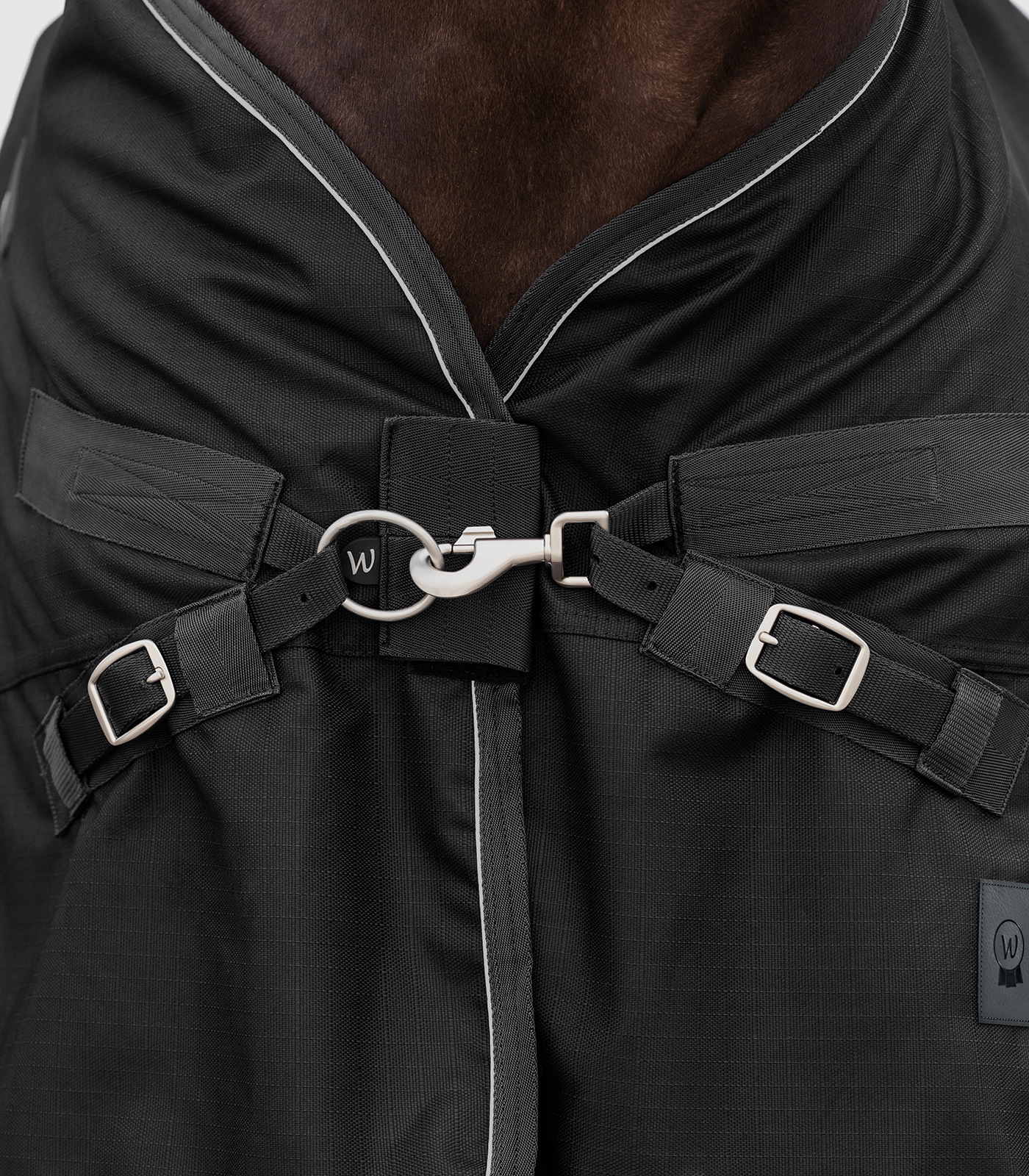 Manta para exterior SCANDIC, High Neck, 200 g negro - Imagen 9