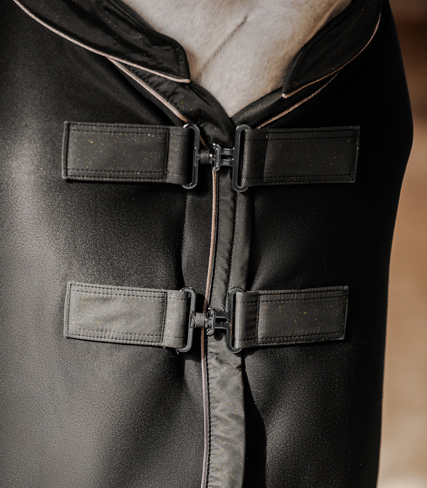 Manta para absorber el sudor en tejido de punto Phoenix negro - Imagen 3