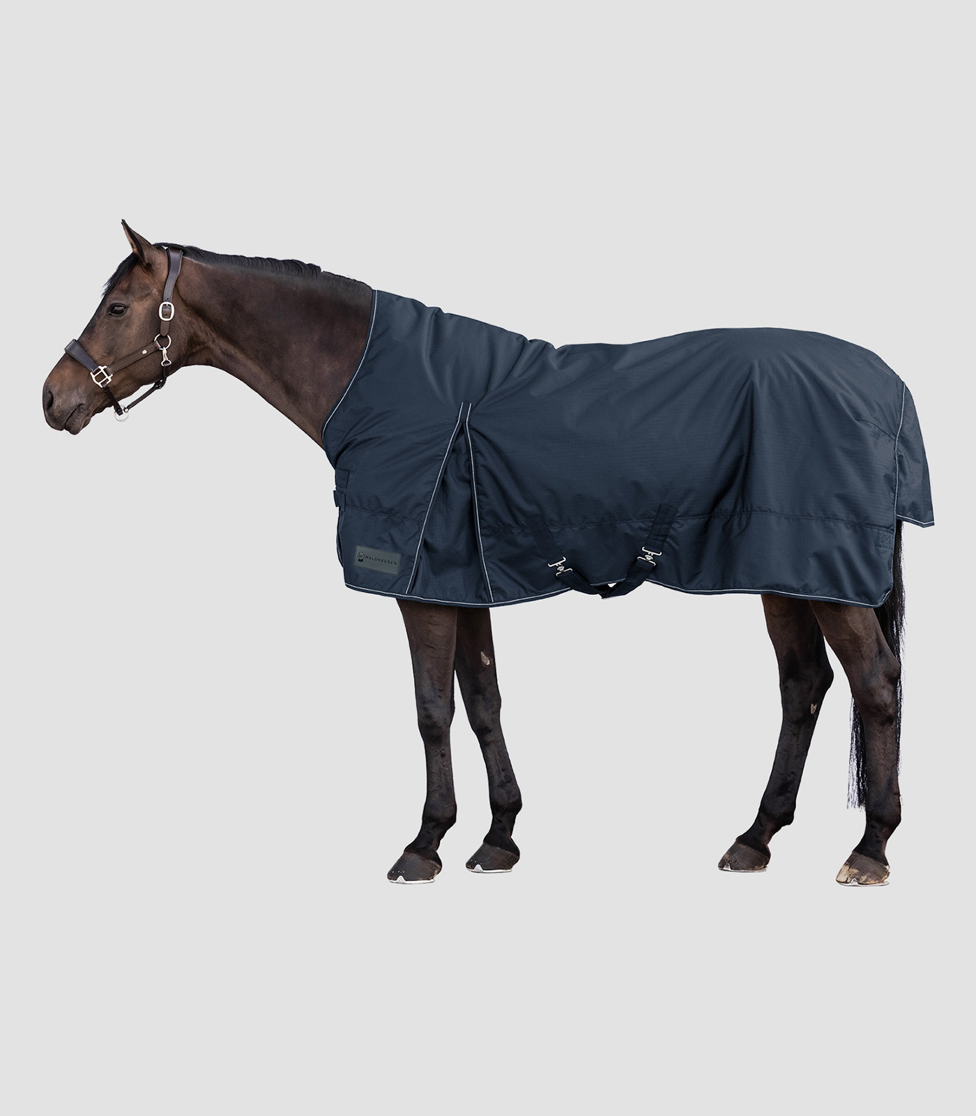 Manta para exterior NORDIC, High Neck, Light azul noche