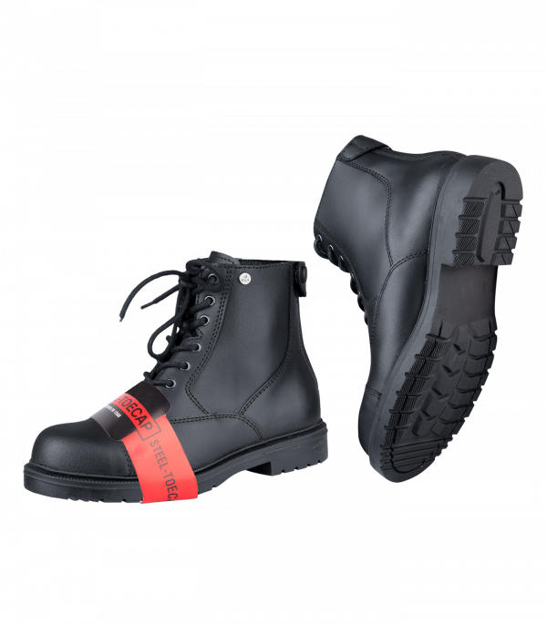 Botín de cordones Secura negro