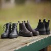 Botín de cordones Secura negro - Imagen 2