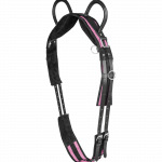 Cinchuelo para ramal con dos empuñaduras rosa rojo